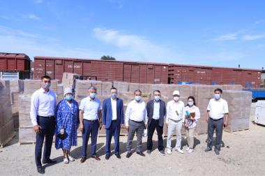 Humanitarian aid with medical equipment delivered to Mangystau by foreign investor